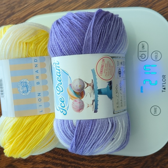 Lion Brand Ice Cream Light Weight (3) - 4 skeins total - Picture 8 of 8